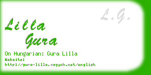 lilla gura business card